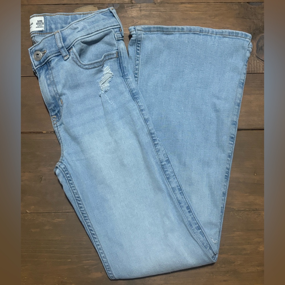 Abercrombie Kids High Rise Flare Jeans
